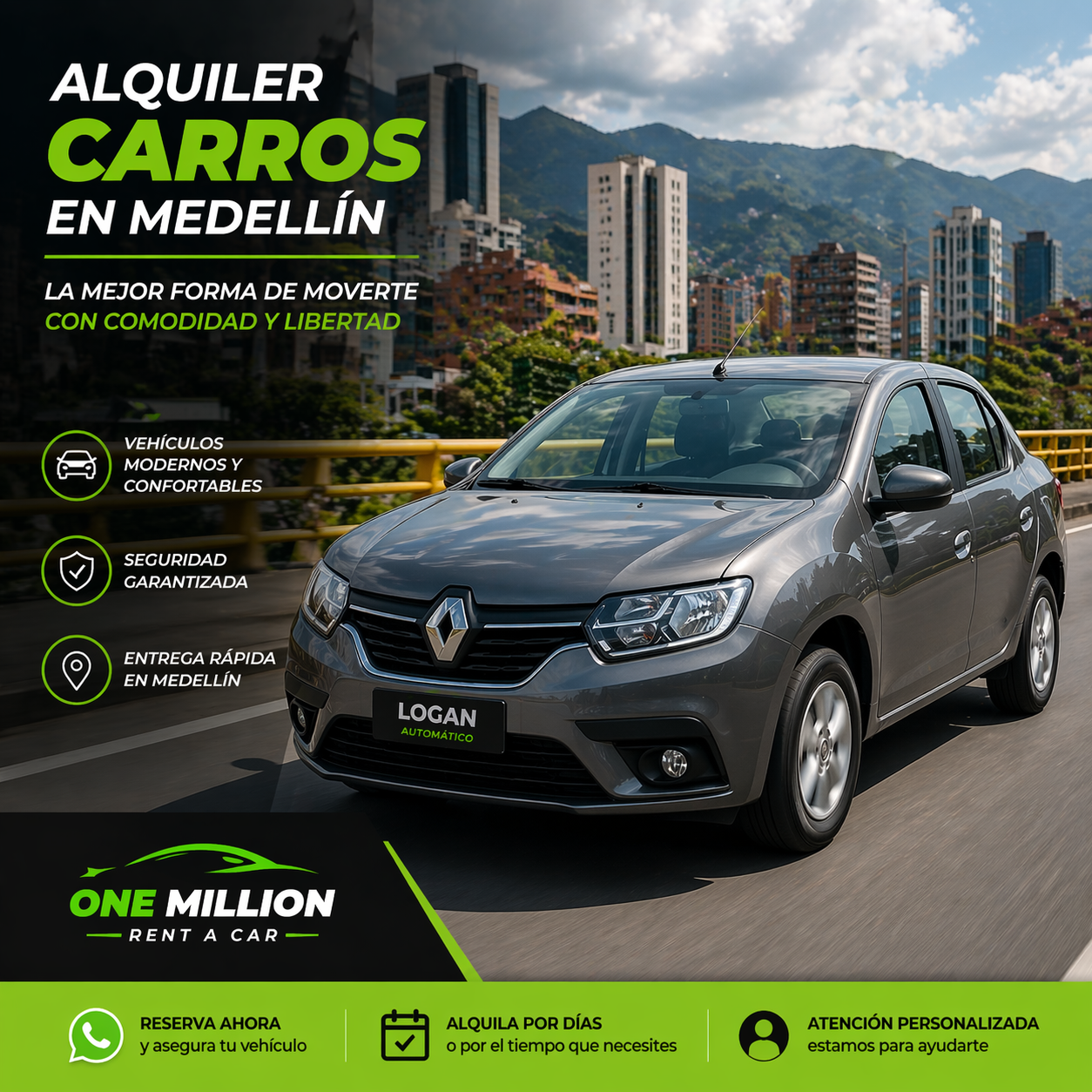 Alquiler carros Medellin: la forma más fácil de moverte
