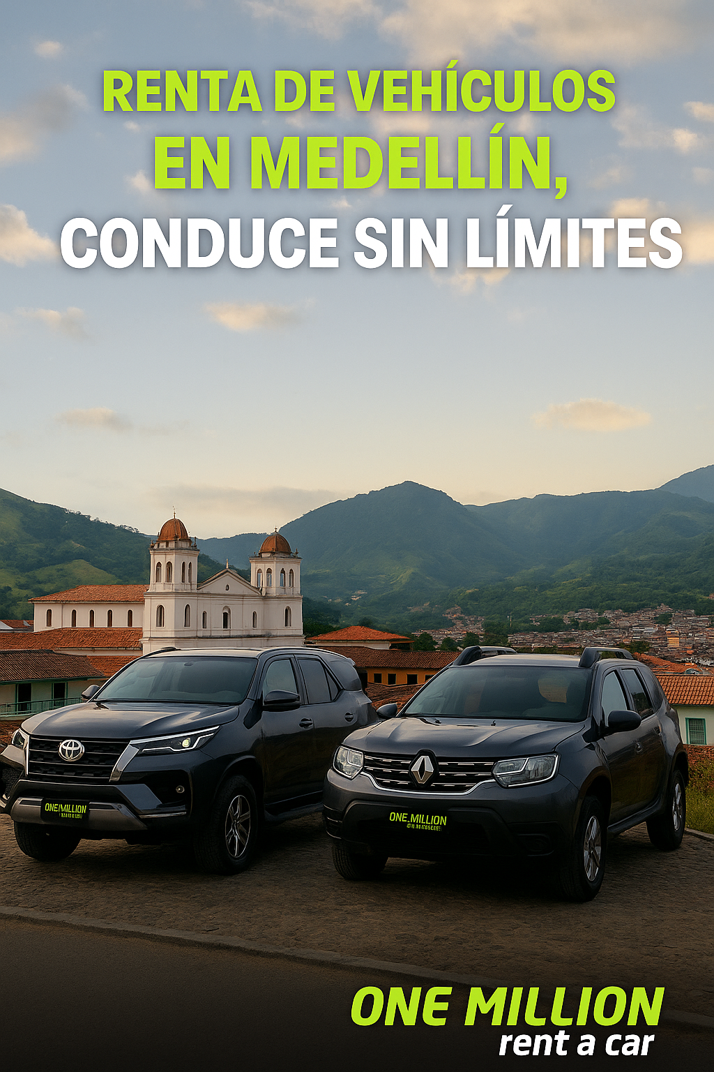 Renta de vehículos en Medellín, conduce sin límites
