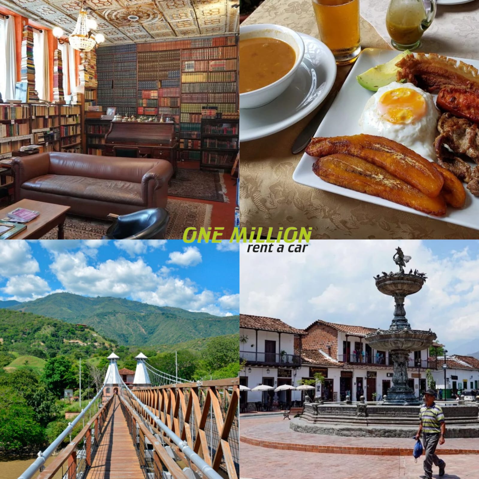 Alquiler de automóviles en Medellín- Santa Fe de Antioquia